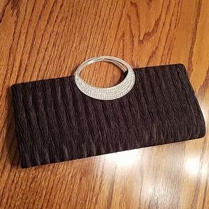 Black and silver clutch.